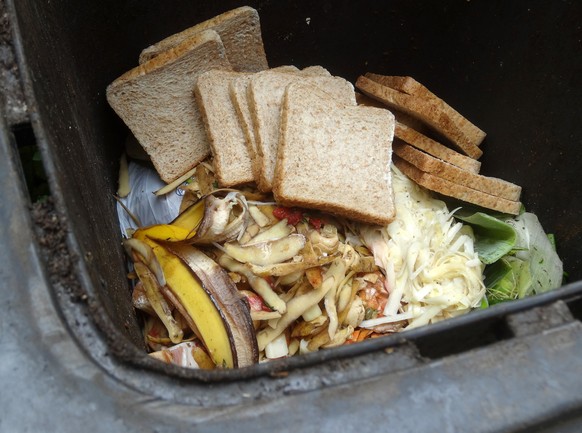 Zum dpa-Magazin-Bericht vom 27. März 2017: Jeden Tag landen Unmengen Lebensmittel in der Mülltonne - dabei könnte man vieles davon noch essen...(Archivbild vom 13.06.2013/Nur zur redaktionellen Verwen ...