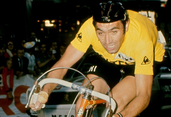 Undated: Eddie Merckx of Belgium in action during the Tour de France, France. \ Mandatory Credit: Allsport UK /Allsport