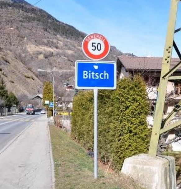 Ortschaften in der Schweiz Wallis