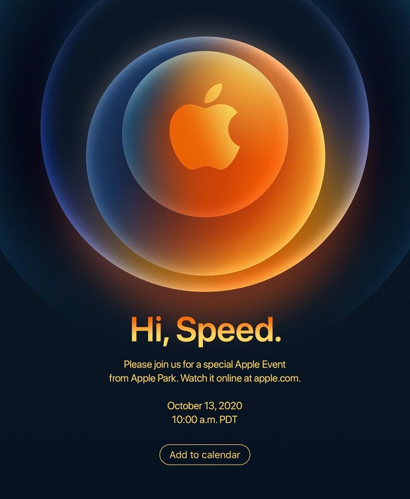 Apple-Einladung: Am 13. Oktober werden neue Produkte vorgestellt.