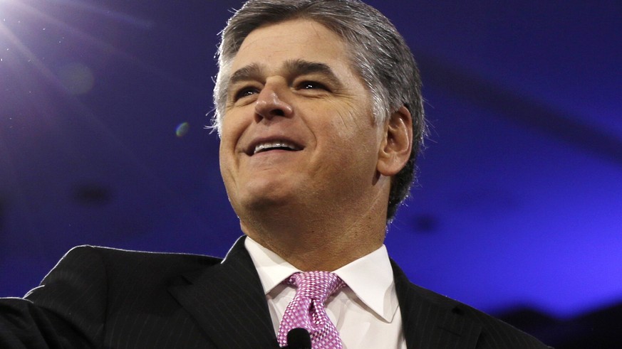 FILE - In this March 4, 2016, file photo, Sean Hannity of Fox News appears at the Conservative Political Action Conference (CPAC) in National Harbor, Md. A decision by coffee maker manufacturer Keurig ...