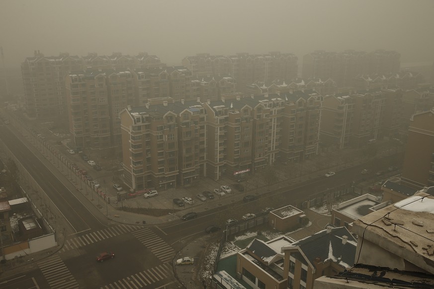 Peking liegt unter einer dicken Smog-Decke.