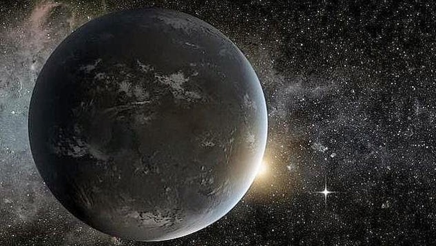 Kühle Welt: Darstellung des Planeten&nbsp;Kepler-283c.