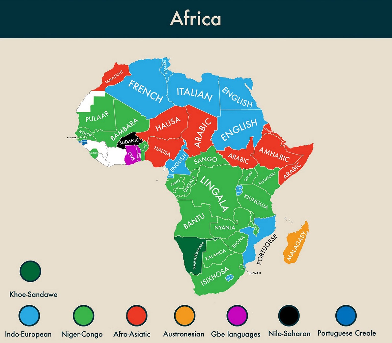 In Afrika zeigt sich noch immer der sprachliche Einfluss der europäischen Kolonialisten: In Marokko und Tunesien kommen Sie mit Französisch ziemlich weit, in Libyen mit Italienisch und in Ägypten, Kam ...
