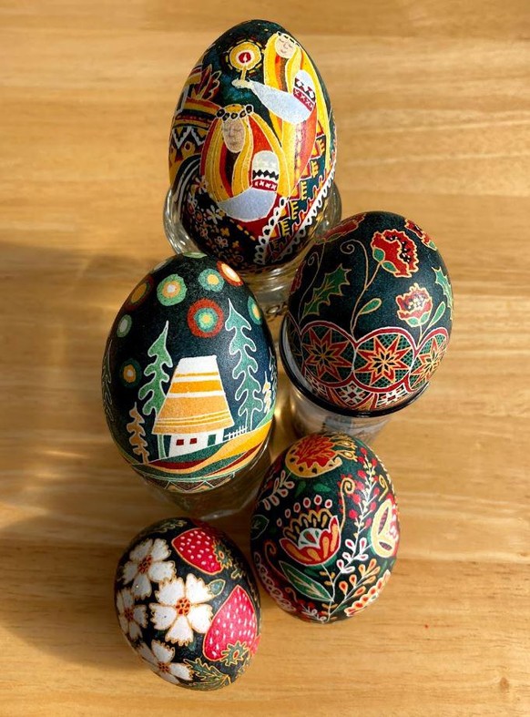 Oster Eiermalen Easter Eggs