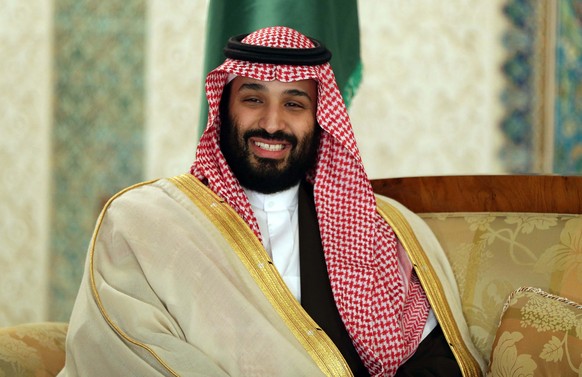 epa07204838 Saudi Crown Prince Mohammad Bin Salman arrives in Algiers, Algeria, 02 December 2018. The Saudi Crown Prince is on an official visit to Algeria for two days. EPA/STR