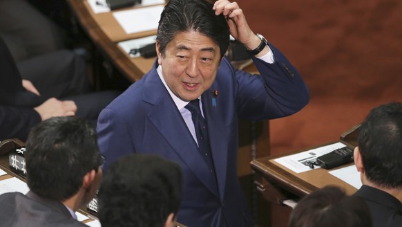 Premierminister&nbsp;Shinzō Abe.