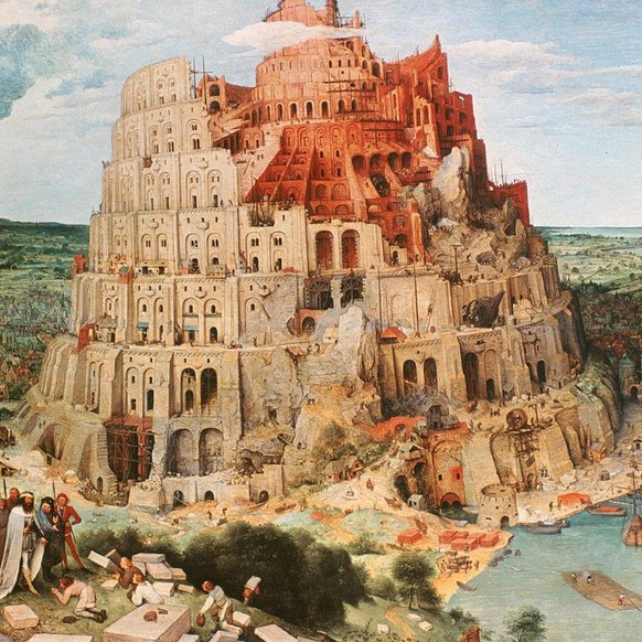&#039;Tower of Babel&#039;, 1563. The Tower of Babel was built by a united humanity in an attempt to reach Heaven. From the collection of the Kunsthistorisches Museum, Vienna, Austria. (Photo by Art M ...