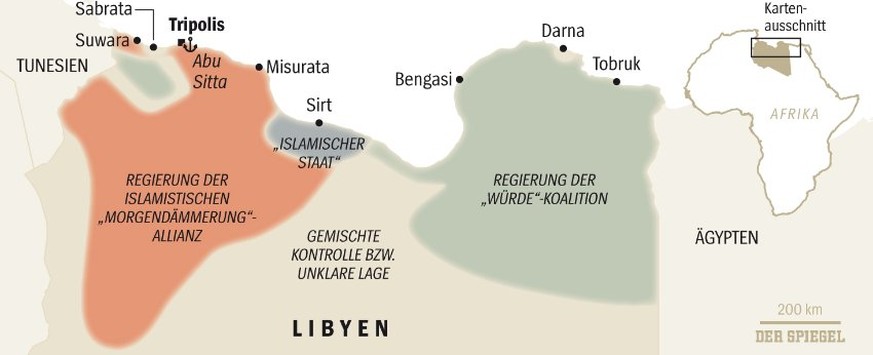 Libyen: ein Land, drei Machtzentren.