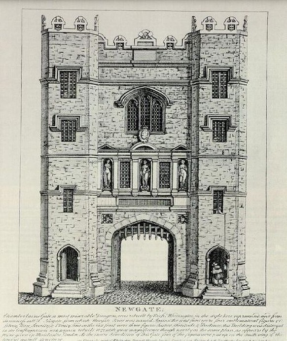 Das Newgate-Gefängnis in London galt als eine der berüchtigsten Haftanstalten der englischen Geschichte.