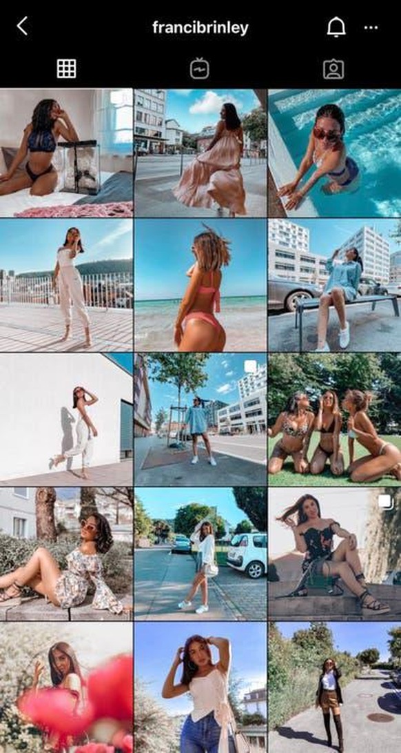 Auf ihrem Instagram-Profil zeigt die Influencerin sich immer von ihrer besten Seite.