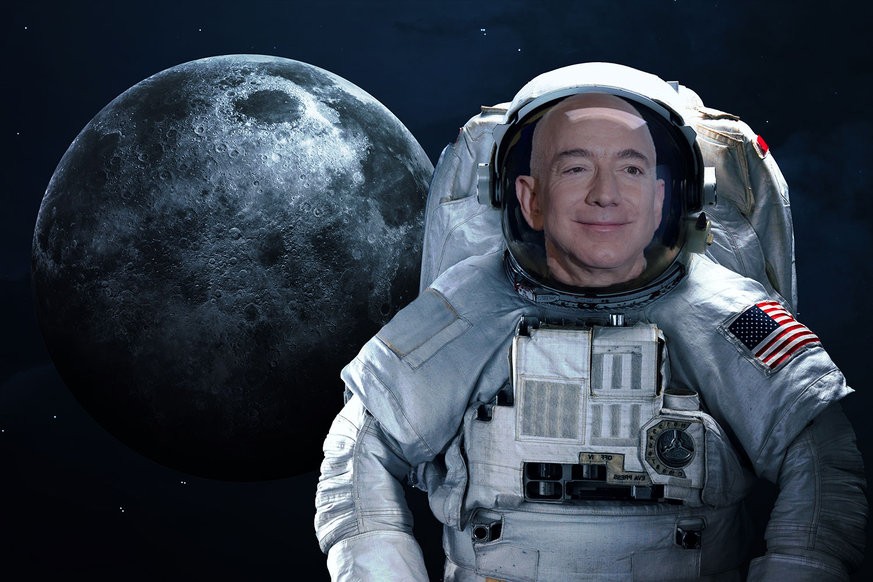 Jeff Bezos, reichster Mann auf dem Planeten und «schlechtester Chef der Welt», ist fest entschlossen mit seinem Raumfahrtunternehmen Blue Origin den Mond zu kolonisieren. Milliardär-Kollege Elon Musk  ...