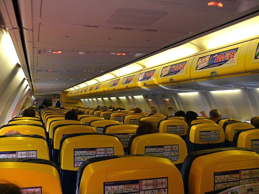 Flugzeug gelb