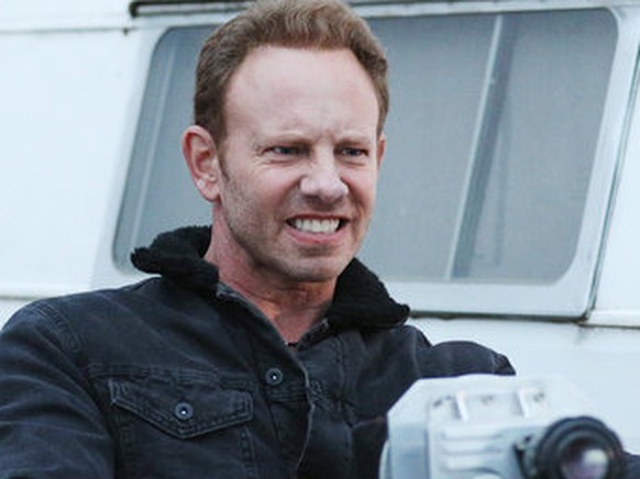 THE LAST SHARKNADO: IT&#039;S ABOUT TIME -- Pictured: Ian Ziering as Fin Shepard -- (Photo by: Anastasiya Sergienya/Fells Point Productions/SYFY)