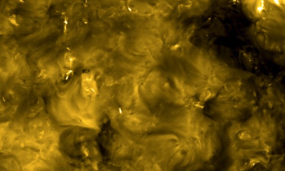 This image, provided by the European Space Agency (ESA) on Thursday, July 16, 2020, shows the Sun. The Extreme Ultraviolet Imager (EUI) on ESA&#039;s Solar Orbiter spacecraft took this image on 30 May ...