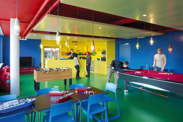 Hier wollen (fast) alle hin: Die «Lego Lounge» im Google-Sitz in Zürich.