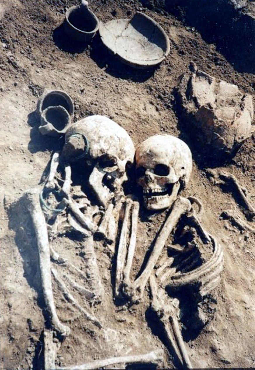 Grave of a loving couple