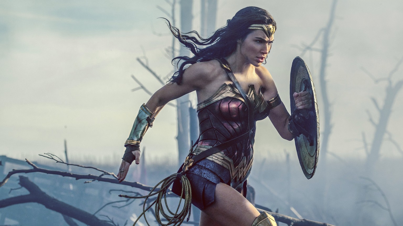This image released by Warner Bros. Entertainment shows Gal Gadot in a scene from &quot;Wonder Woman.&quot; (Clay Enos/Warner Bros. Entertainment via AP)