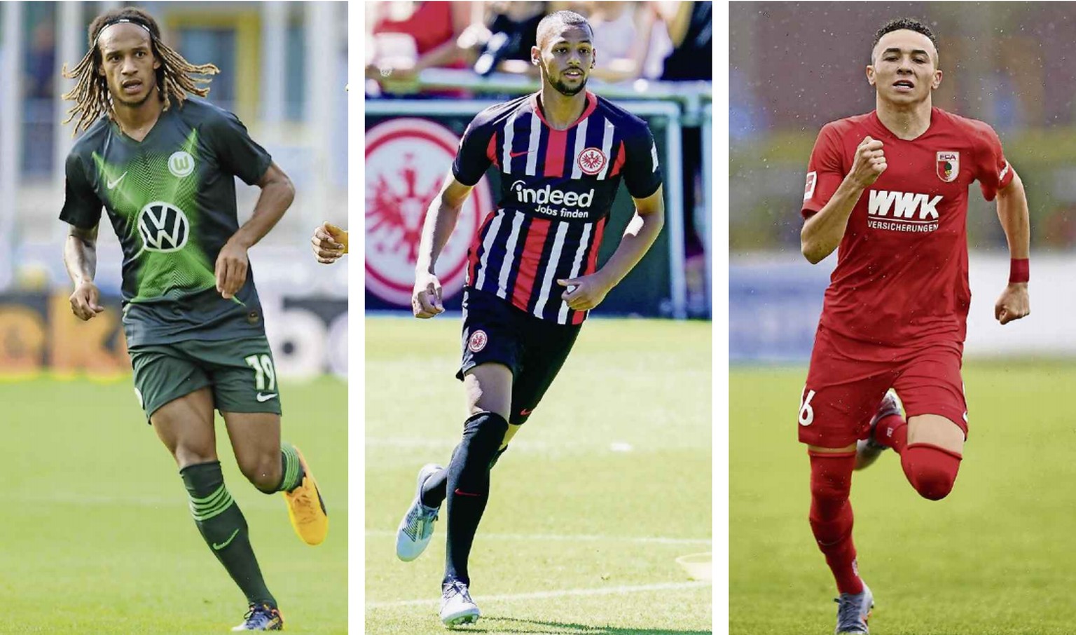 Kevin Mbabu, Djibril Sow und Ruben Vargas wollen sich in der Bundesliga behaupten.