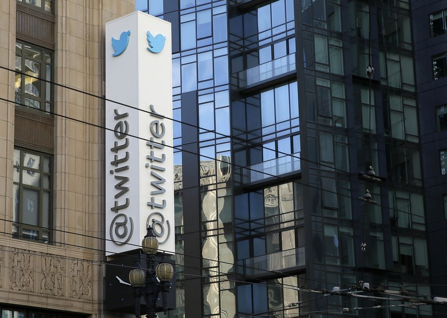 FILE - This Dec. 16, 2014, file photo shows Twitter headquarters in San Francisco. On Tuesday, Jan. 23, 2018, Twitter announced that chief operating officer Anthony Noto is leaving the social media gi ...