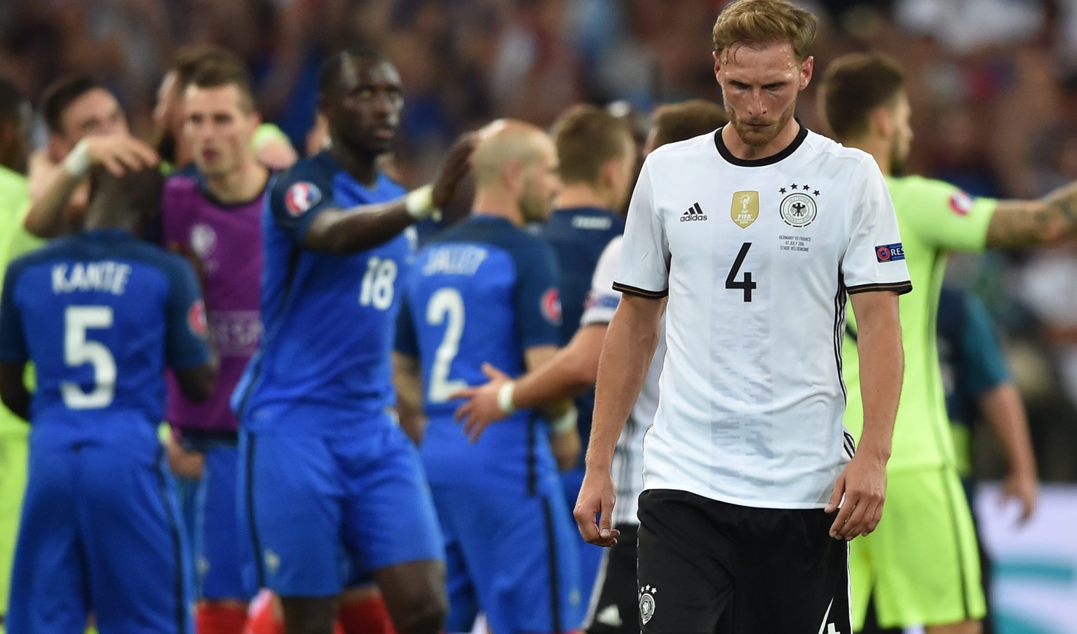 Des einen Freud, des anderen Leid: Frankreich schlägt Deutschland und steht im EM-Final.