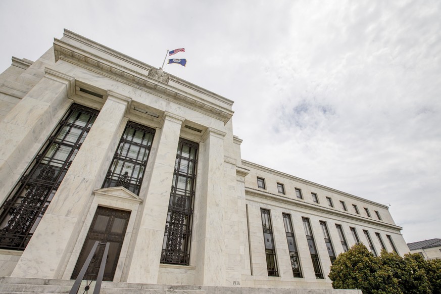 FILE - This June 19, 2015, file photo shows the Marriner S. Eccles Federal Reserve Board Building in Washington. At some point in the coming months, the Federal Reserve is widely expected to resume ra ...