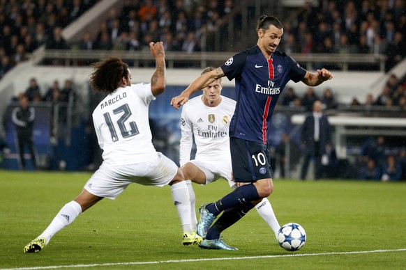 Im Hinspiel zwischen Paris St-Germain und Real Madrid gab es ein müdes 0:0.