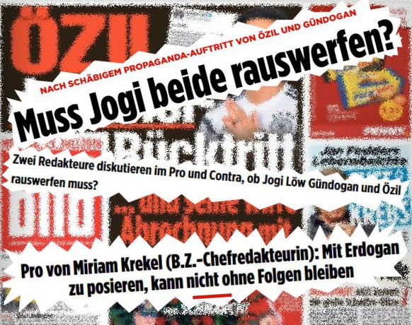 «Bild» vom 15. Mai. Die «B.Z.» ist eine Zeitung im Besitz des Axel Springer Verlags.