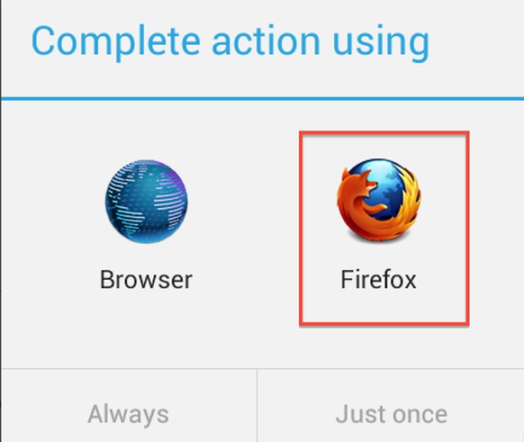 Android-Nutzer sollten Chrome oder Firefox zum Standard-Browser machen.