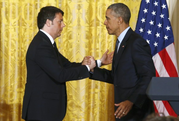 Obama und Renzi spannen bei der Terrorbekämpfung zusammen