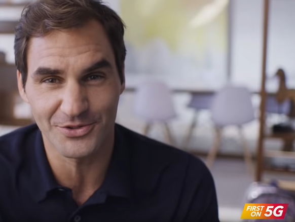 «First on 5G»: Der Federer-Spot sorgte für Diskussionen in der «Arena».