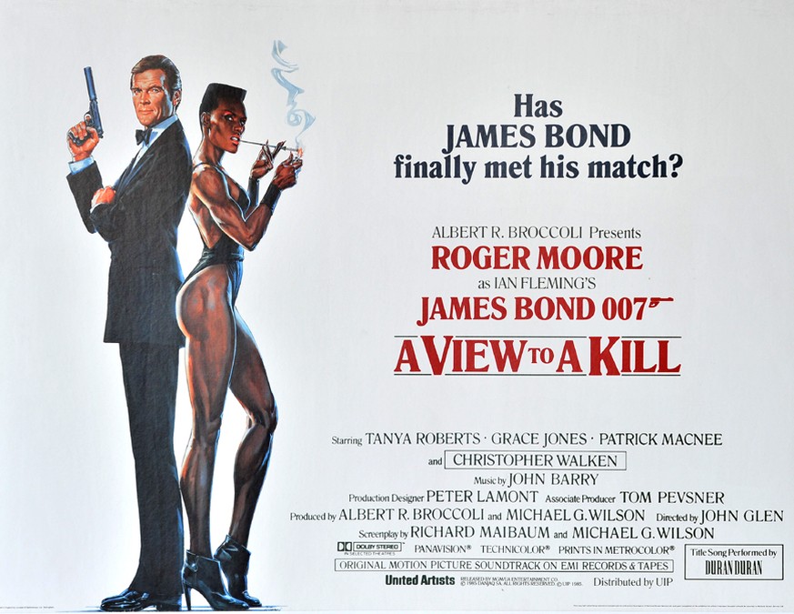 view to a kill james bond 007 roger moore grace jones https://www.flickeringmyth.com/2015/10/countdown-to-spectre-a-view-to-a-kill/