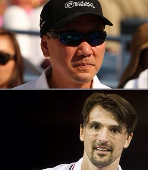 Auch ein Duell berühmter Trainer: Michael Chang und Goran Ivanisevic sind die Trainer von Nishikori und Cilic.