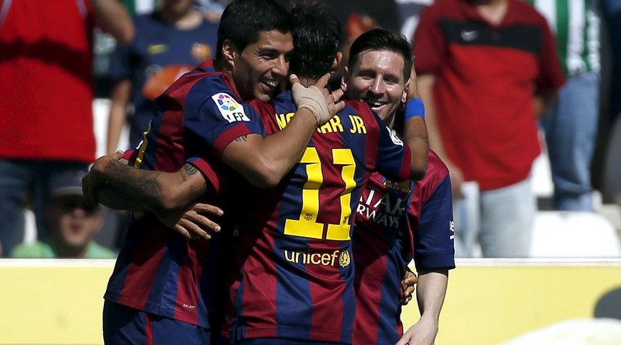 Luis Suarez, Neymar und Lionel Messi: 108 Tore erzielten die drei in dieser Saison bisher.