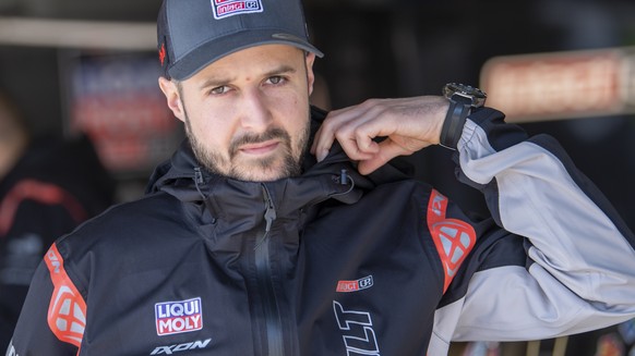 Der Schweizer Moto GP2 Motorradrennfahrer Thomas Luethi, vom Dynavolt Intact GP-Team, anlaesslich der offiziellen Moto GP 2 Testtage, auf der Rennstrecke in Jerez, Spanien, am Freitag 21. Februar 2020 ...