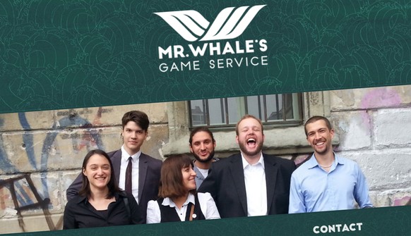 Das Entwicklerteam von&nbsp;«Mr. Whale’s Game Service».&nbsp;