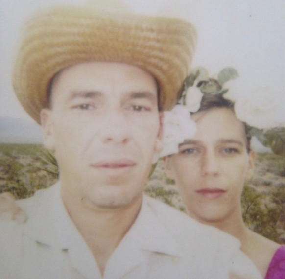 Das Hochzeitsfoto von Nina und Tom im Herbst 1998, vor der Geburt ihres ersten Sohnes.&nbsp;