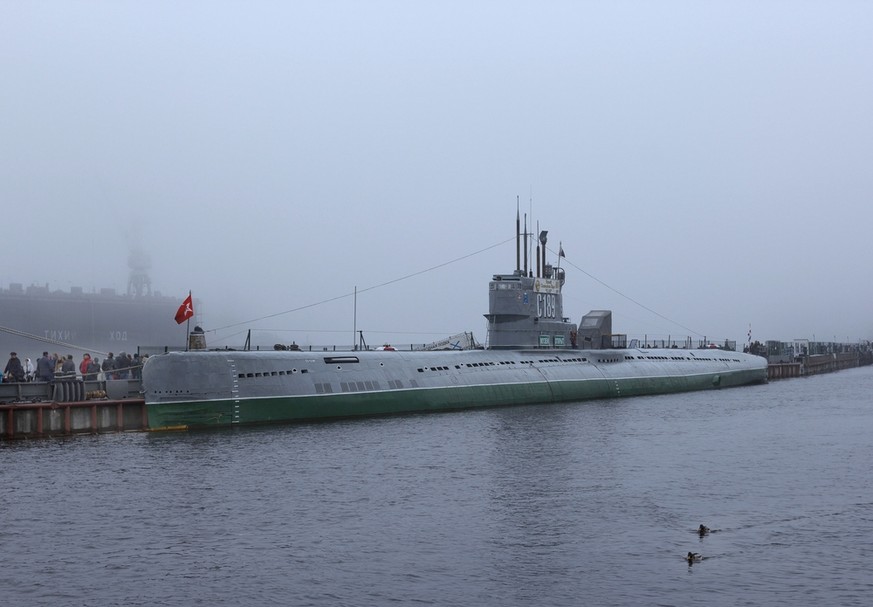 Dieses sowjetische Diesel-U-Boot liegt heute in St. Petrersburg und dient als Museumsschiff