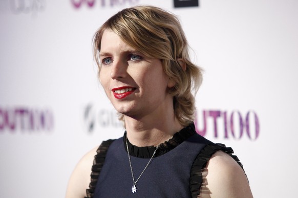 FILE - In this Nov. 9, 2017, file photo, Chelsea Manning attends the 22nd Annual OUT100 Celebration Gala at the Altman Building in New York. Former intelligence analyst Manning is again asking a judge ...