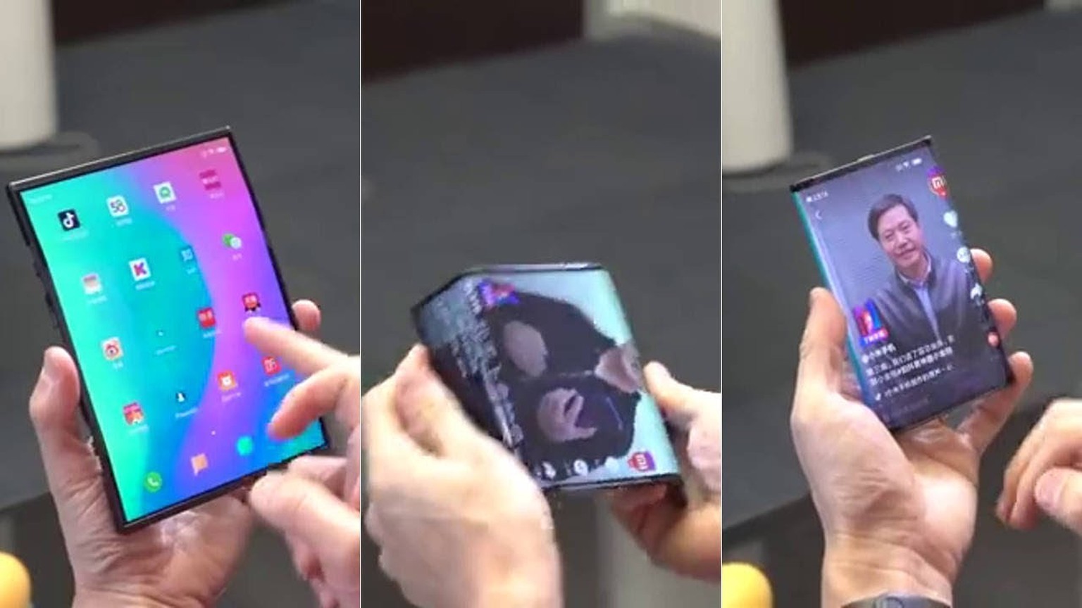 Das Tablet (links) lässt sich zu einem Smartphone falten.
