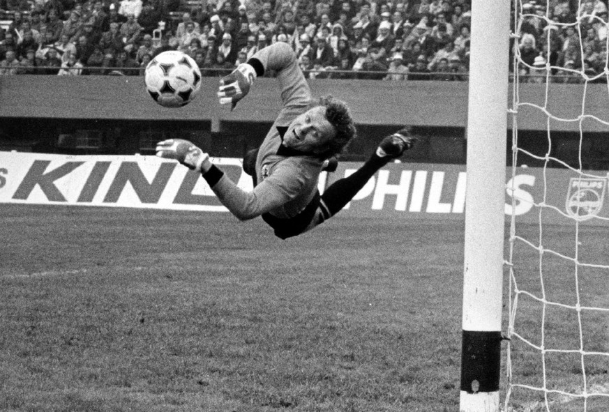 «Die Katze von Anzing»:&nbsp;Sepp Maier im Einsatz für Deutschland an der WM 1978.