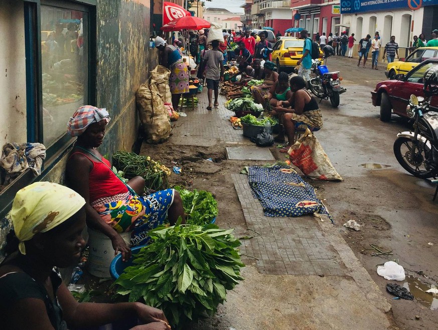 Markt in Sao Tomé.