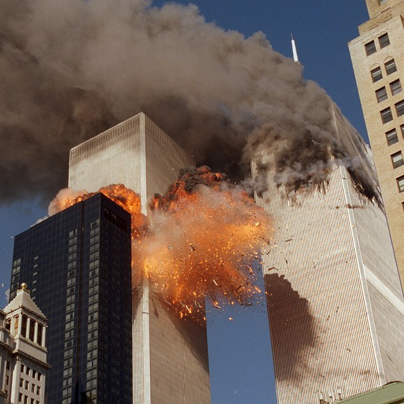 11. September 2001: Angriffe auf das World Trade Center in New York.