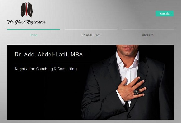 Dr. Adel Abdel-Latif als&nbsp;«The Ghost Negotiator».