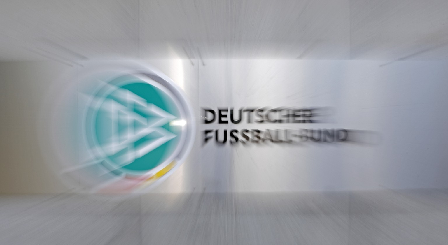 epa06906200 A view of a Logo of the DFB, German Soccer Federation, at the headquarters in Frankfurt, Germany, 23 July 2018. EPA/RONALD WITTEK