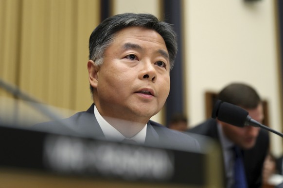 Rep. Ted Lieu, D-Calif., asks questions to former special counsel Robert Mueller, as he testifies before the House Judiciary Committee hearing on his report on Russian election interference, on Capito ...