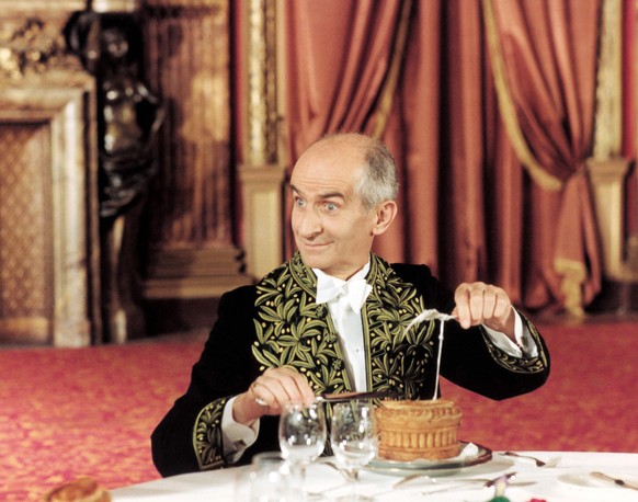 Louis de Funès als berüchtigter Gourmet und&nbsp;Restaurantkritiker Charles Duchemin im Film&nbsp;«L’aile ou la cuisse» von 1976.