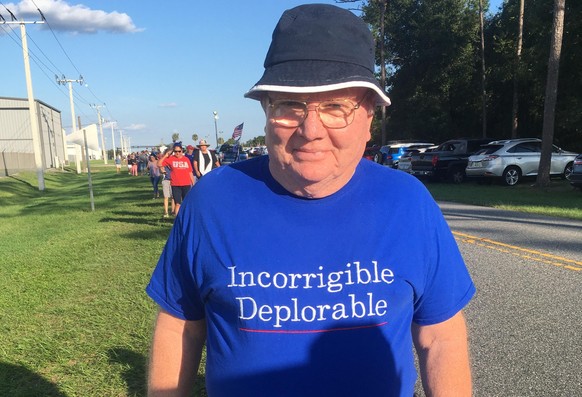 Donald Trumps Rally auf dem Flugplatz Sanford (Florida)