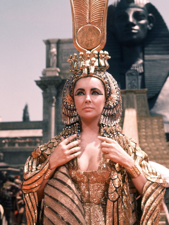FILE - This May 8, 1962 file photo shows, British actress Elizabeth Taylor, during the filming of the famous movie &quot;Cleopatra&quot; in Rome&#039;s Cinecitta Studio in Italy. Minorities are still  ...