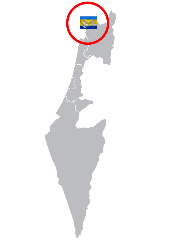 Die Mikronation&nbsp;Akhzivland im Norden Israels hat zwei Einwohner. Eli Avivi und seine Frau.